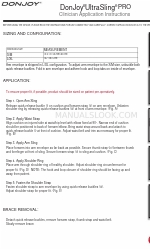 DJO DonJoy UltraSling PRO Clinician Application Instructions