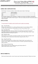 DJO DONJOY ULTRASLING PRO AB Clinician Application Instructions