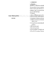 3J USB-M2K User Manual