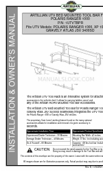 Artillian 1UTVTBPR インストレーション＆オーナーズマニュアル