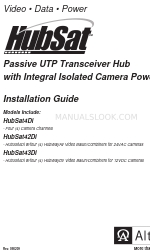 Altronix HubSat42Di Manual de instalación