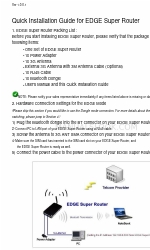 3J EDGE Super Router Instrukcja szybkiej instalacji