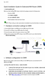 3Jtech DWR Handbuch zur Schnellinstallation