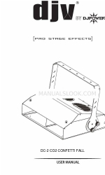 djpower djv DC-2 CO2 CONFETTI FALL Руководство пользователя