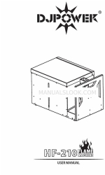 djpower FLAME MACHINE HF-210 Manual do utilizador