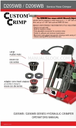 Custom Crimp D205WB Series Manuale dell'operatore