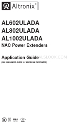 Altronix AL1002ULADA Manuel d'application