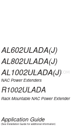 Altronix AL1002ULADA Manuel d'application