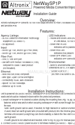 Altronix NetWaySP1P 설치 매뉴얼