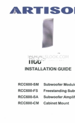 Artison RCC600-CM Installation Manual