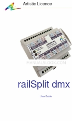 Artistic Licence railSplit dmx Kullanıcı Kılavuzu