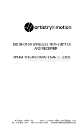 Artistry In Motion Big Shots Manuel d'utilisation et d'entretien