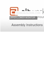 Altwork UPPER-LOWER MONITOR Manual de instrucciones de montaje