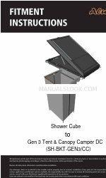 Alu-Cab SH-BKT-GEN3/CC Instrucciones de montaje