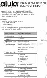 Alula RE200-5T Manuel de démarrage rapide