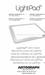 artograph LightPad 920 LX 25920 Посібник користувача