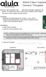 Alula Z-Wave RE934Z Instal Manual