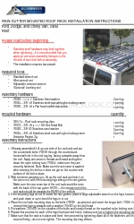 Aluminess Products RAIN GUTTER MOUNTED ROOF RACK Instrukcje instalacji