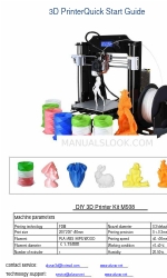 Alunar M508 Prusa i3 Snelstarthandleiding