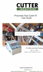 Cutter Industries Pneumatic Auto Cutter IV Manual do utilizador