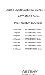 ARTRAY ARTCAM-500SS-NIR Instruction Booklet