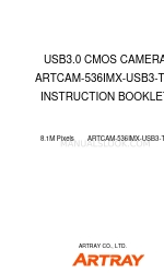 ARTRAY ARTCAM-536IMX-USB3-T2 Instruction Booklet