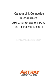 ARTRAY ARTCAM-990SWIR-TEC-CL Instruction Booklet