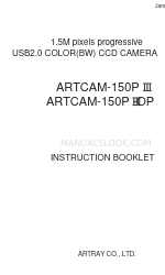 ARTRAY ARTCAM-150P III Series Буклет с инструкциями