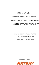 ARTRAY ARTCAM-L1024DTNIR 지침 책자