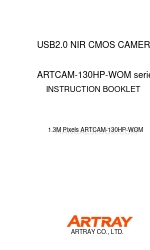 ARTRAY ARTCAM-130HP-NIR-WOM Instrukcja obsługi