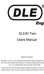 DLE DLE40 Twin Manual del usuario