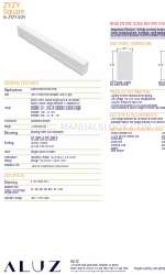 ALUZ A1-ZYZY-SQR Manuel d'instructions d'installation