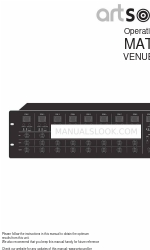 Artsound MAT-8000 Operating Manual