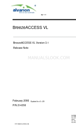 Alvarion BreezeACCESS VL 3.1 Release Release