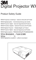 3M Digital Projector WX66 Manuale di sicurezza del prodotto