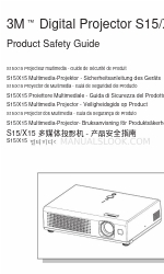 3M Digital Projector X15 Product Safety Manual