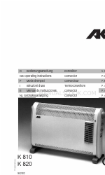 AKO K 820 사용 설명서