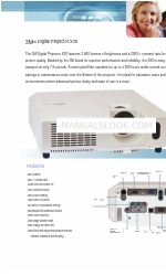 3M Digital Projector X30 Specification Sheet