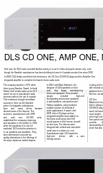 DLS AMPLIFIER ONE Datasheet