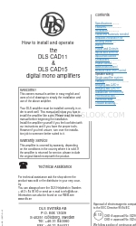 DLS DLS CAD15 Kullanıcı El Kitabı