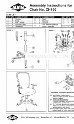 Alvin CH750 조립 지침