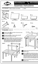 Alvin WorkMaster Jr. WMJ-4-XB 조립 지침