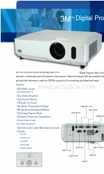 3M Digital Projector X64 Brochure & specificaties