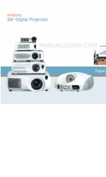 3M Digital Projector X75 Brochura e especificações