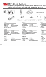 3M Multimedia Projector MP8749 Manual de inicio rápido