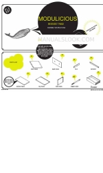 BluDot Modu-licious Bedside Table Assembly Instructions Manual