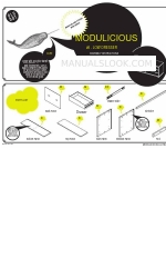 BluDot MODULICIOUS 6 LOW DRESSER Assembly Instructions Manual