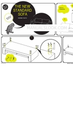 BluDot New Standart Sofa NS1-78SFBK-IT Manuale