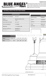 Blue Angel Pumps VM33S Betriebsanleitung und Teilehandbuch