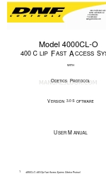 DNF Controls 4000CL-O User Manual